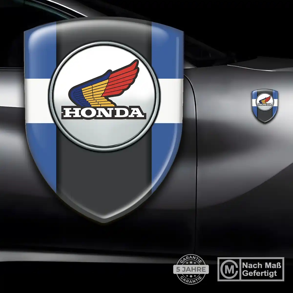 Honda 3D Gel Aufkleber Silikon Modernes Design