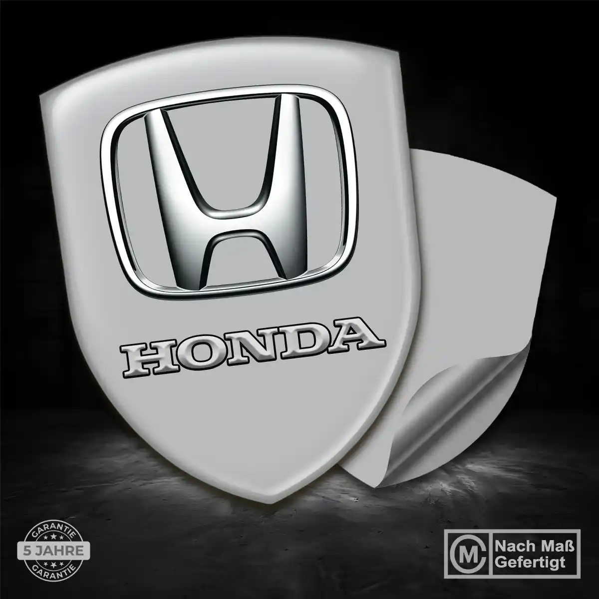 Honda 3D Gel Aufkleber Wappen Ausdrucksstarkes Design