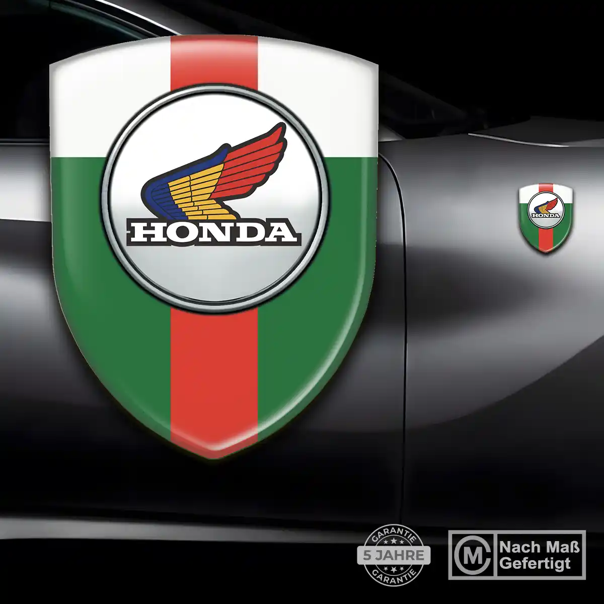 Honda 3D Gel Aufkleber Wappen Auto Elegantes Design