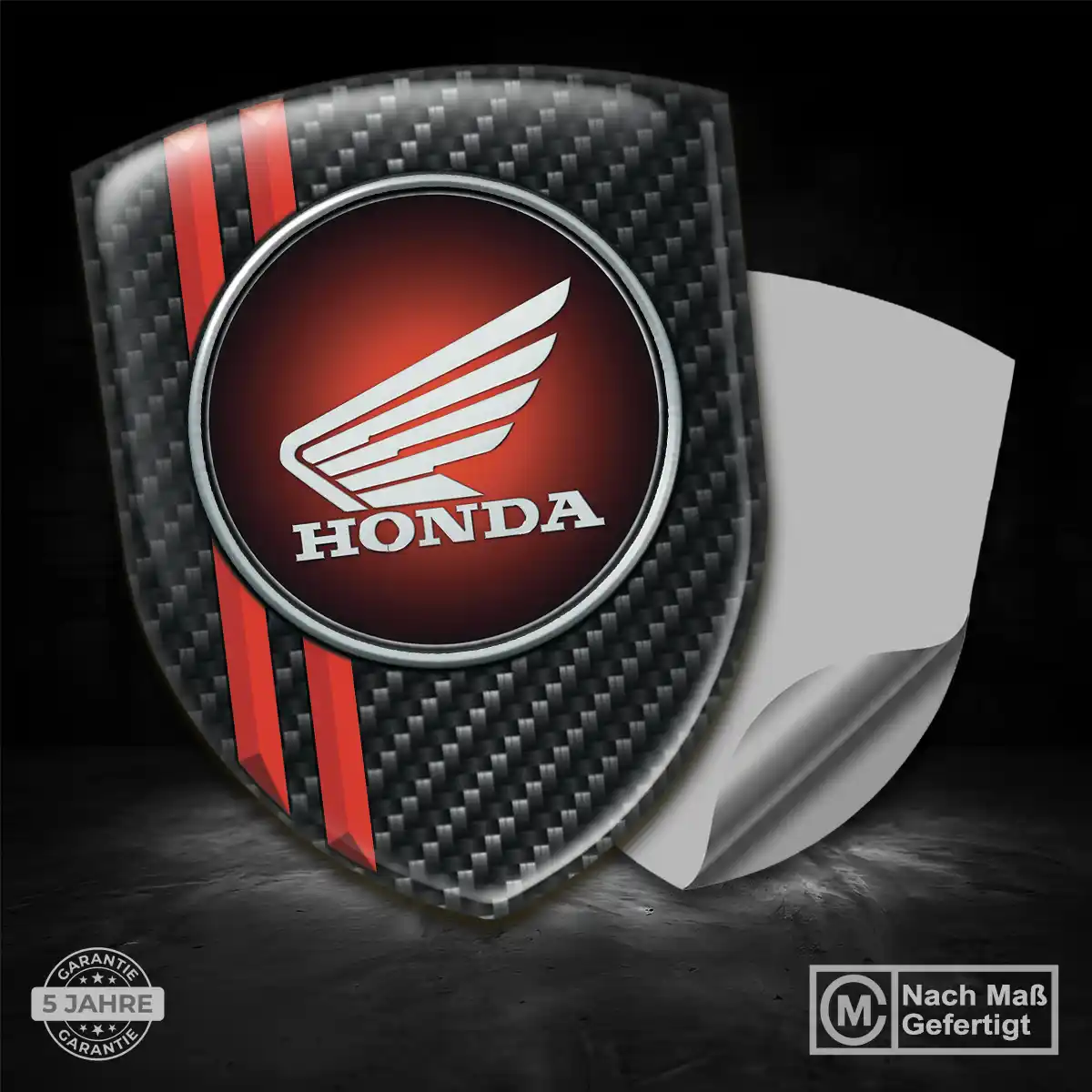 Honda 3D Gel Aufkleber Wappen Auto Exterieurdesign