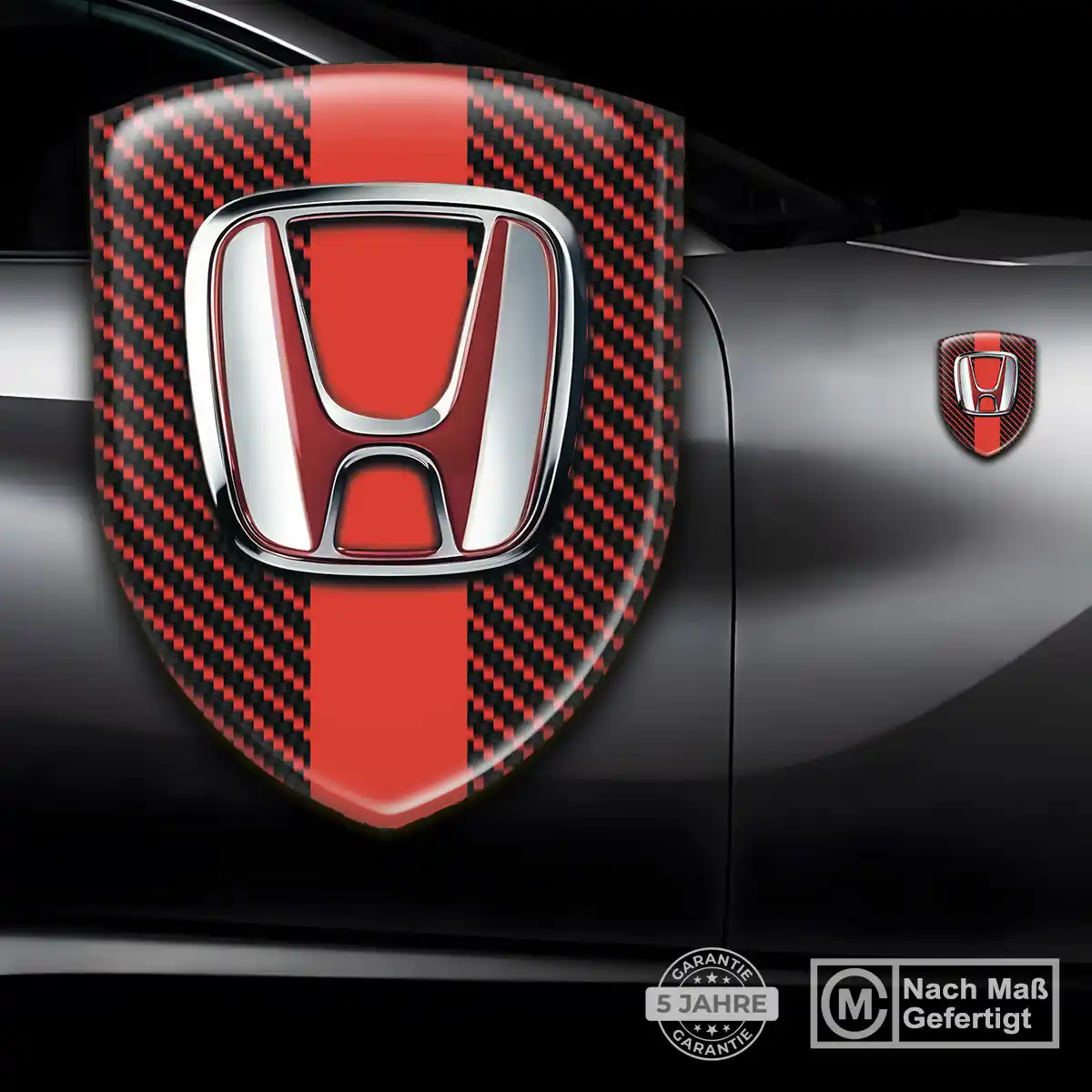 Honda 3D Gel Aufkleber Wappen Auto Hochwertiges Harz