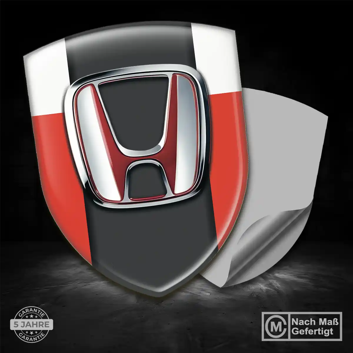 Honda 3D Gel Aufkleber Wappen Auto Interieurdesign