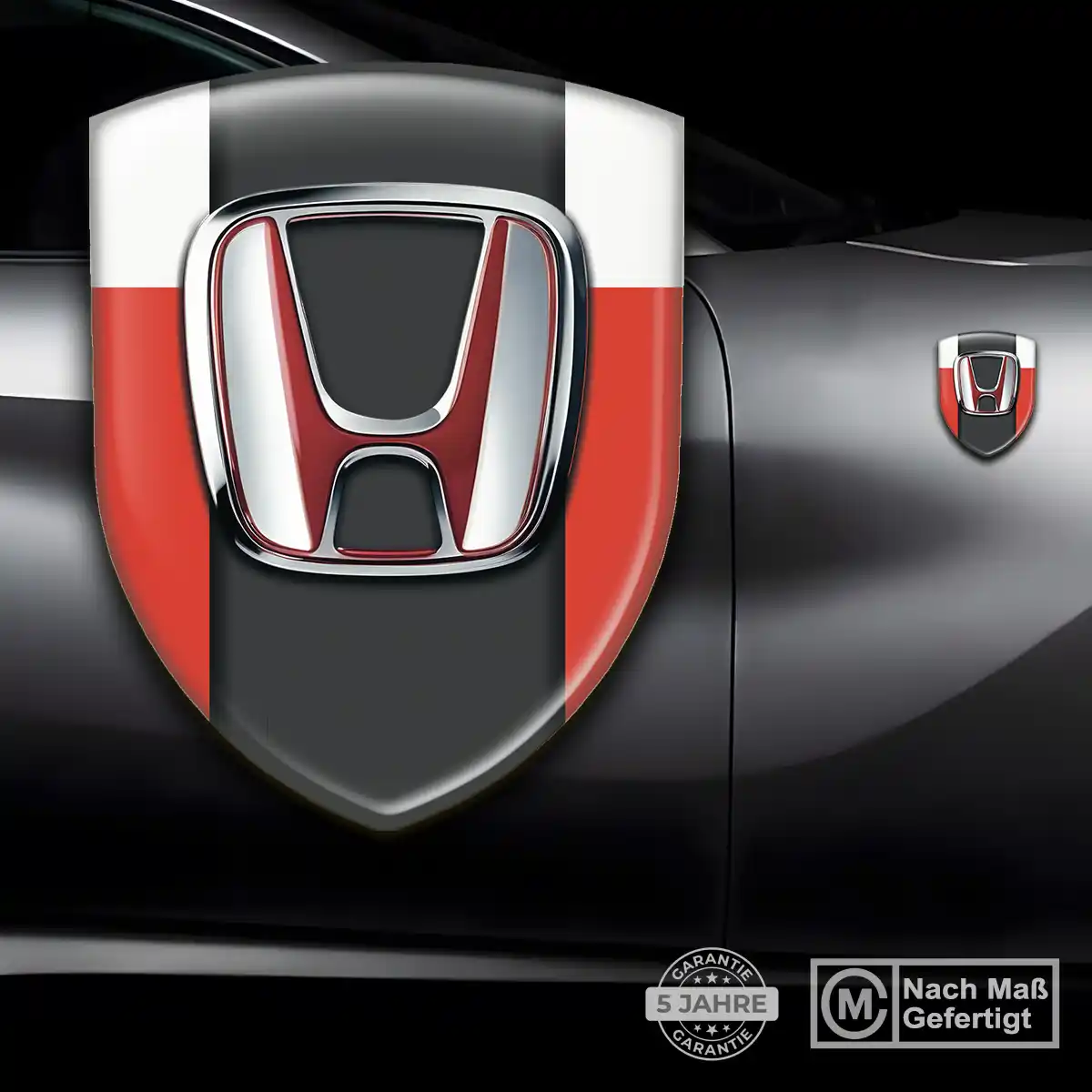 Honda 3D Gel Aufkleber Wappen Auto Interieurdesign