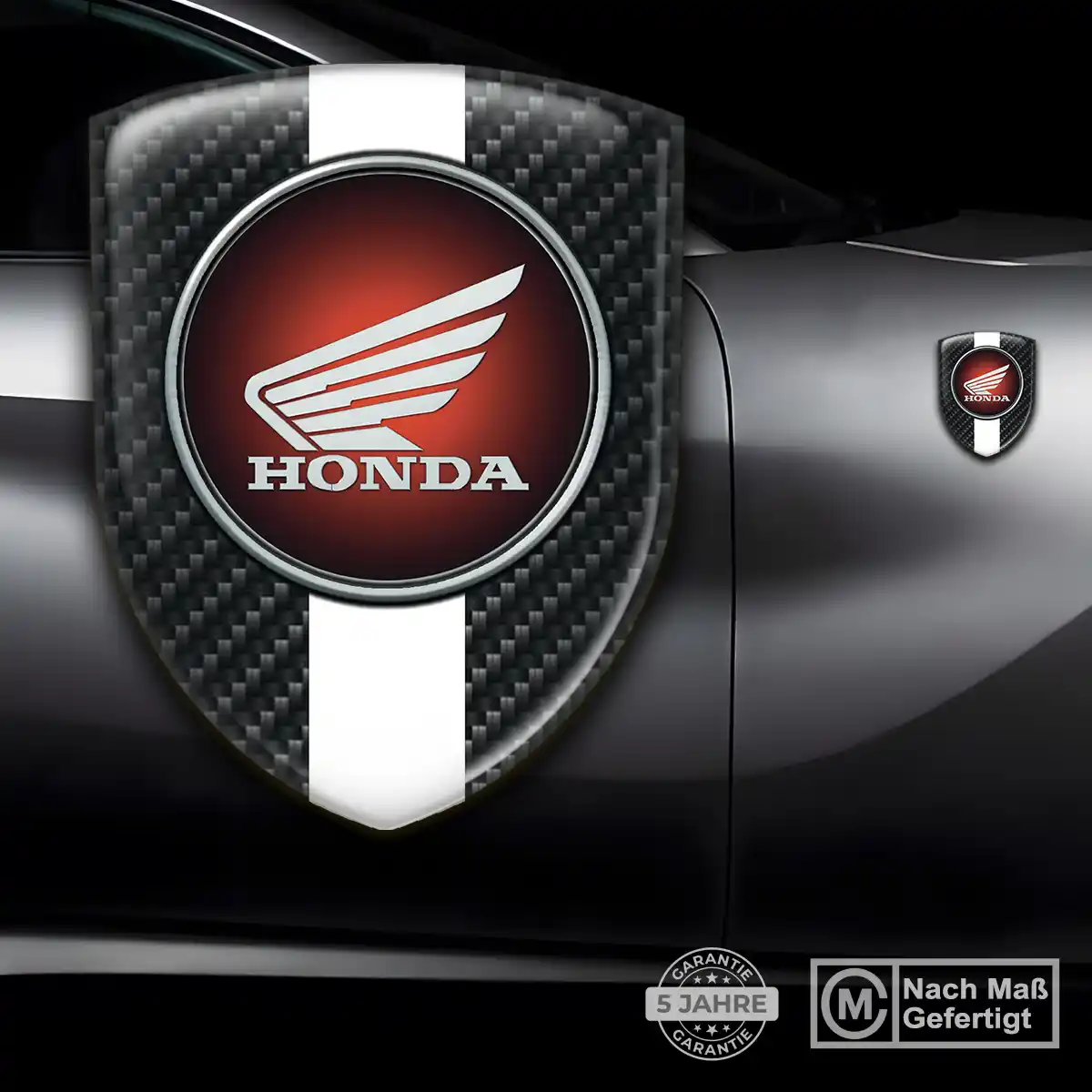 Honda 3D Gel Aufkleber Wappen Auto Limitierte Auflage