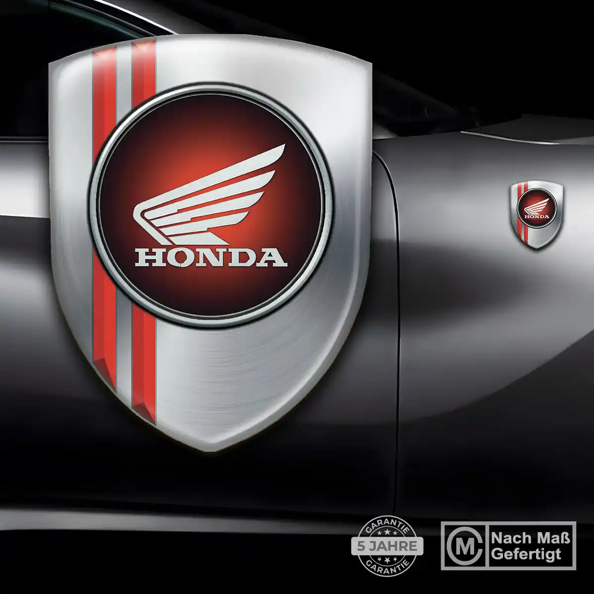 Honda 3D Gel Aufkleber Wappen Auto Markenedition