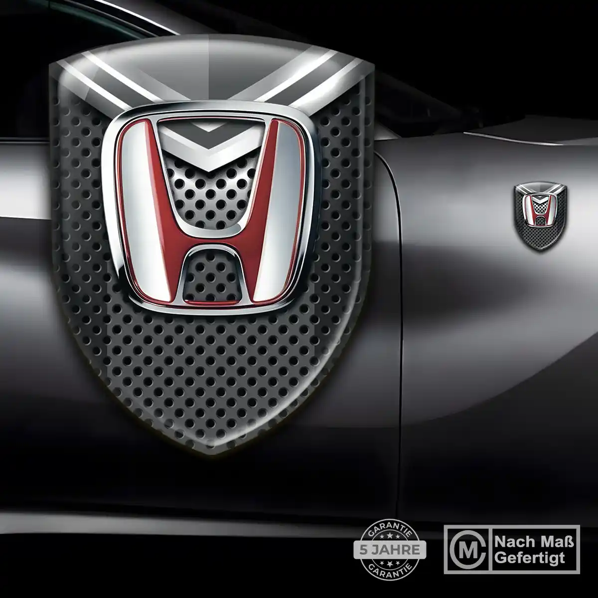 Honda 3D Gel Aufkleber Wappen Auto Modernes Design
