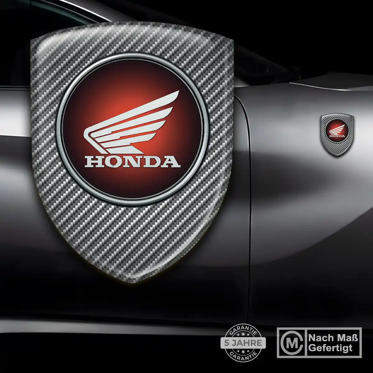 Honda 3D Gel Aufkleber Wappen Auto Premium-Edition