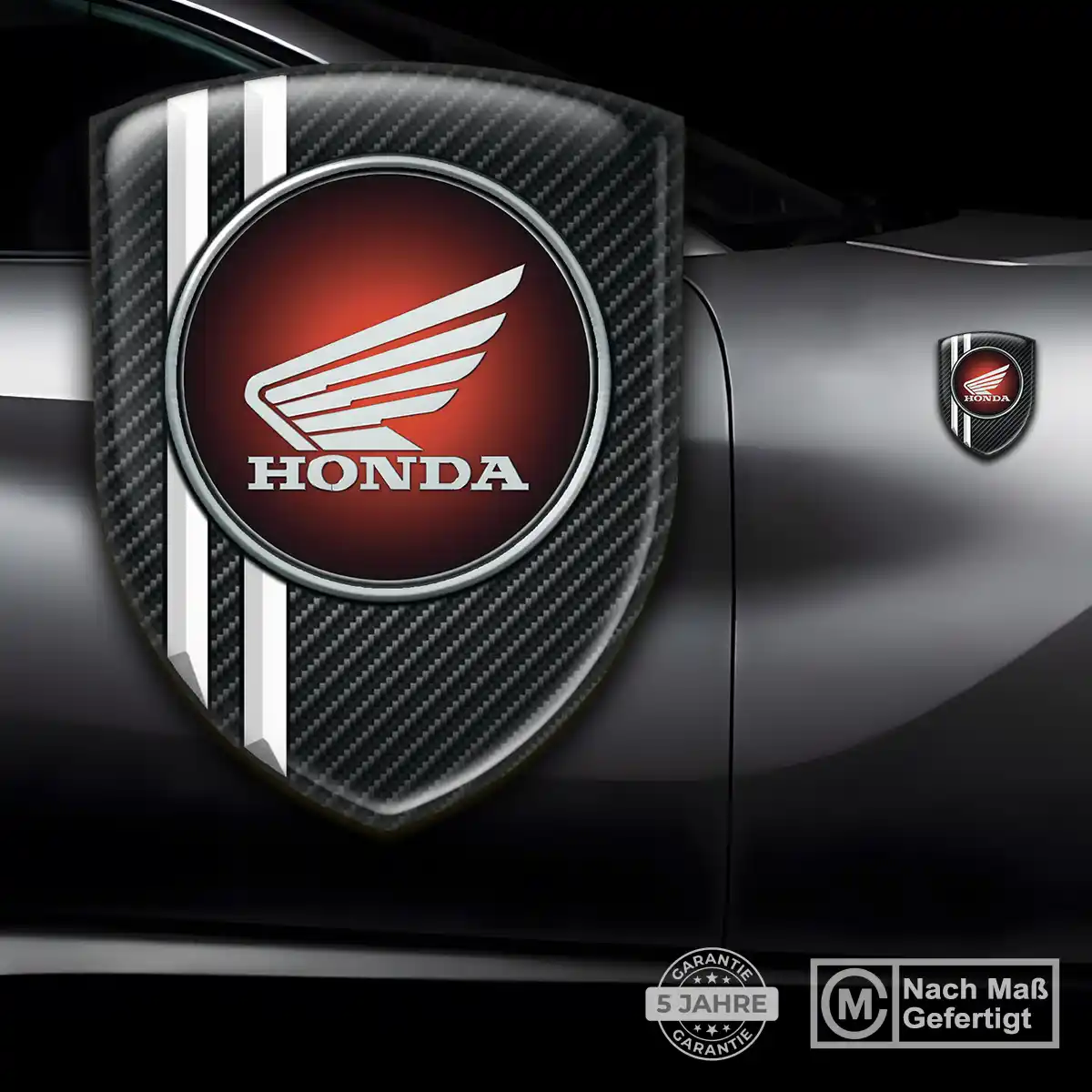 Honda 3D Gel Aufkleber Wappen Auto Premiumqualität