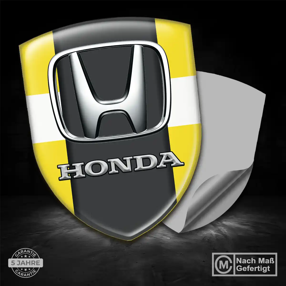 Honda 3D Gel Aufkleber Wappen Auto Stilvolles Design