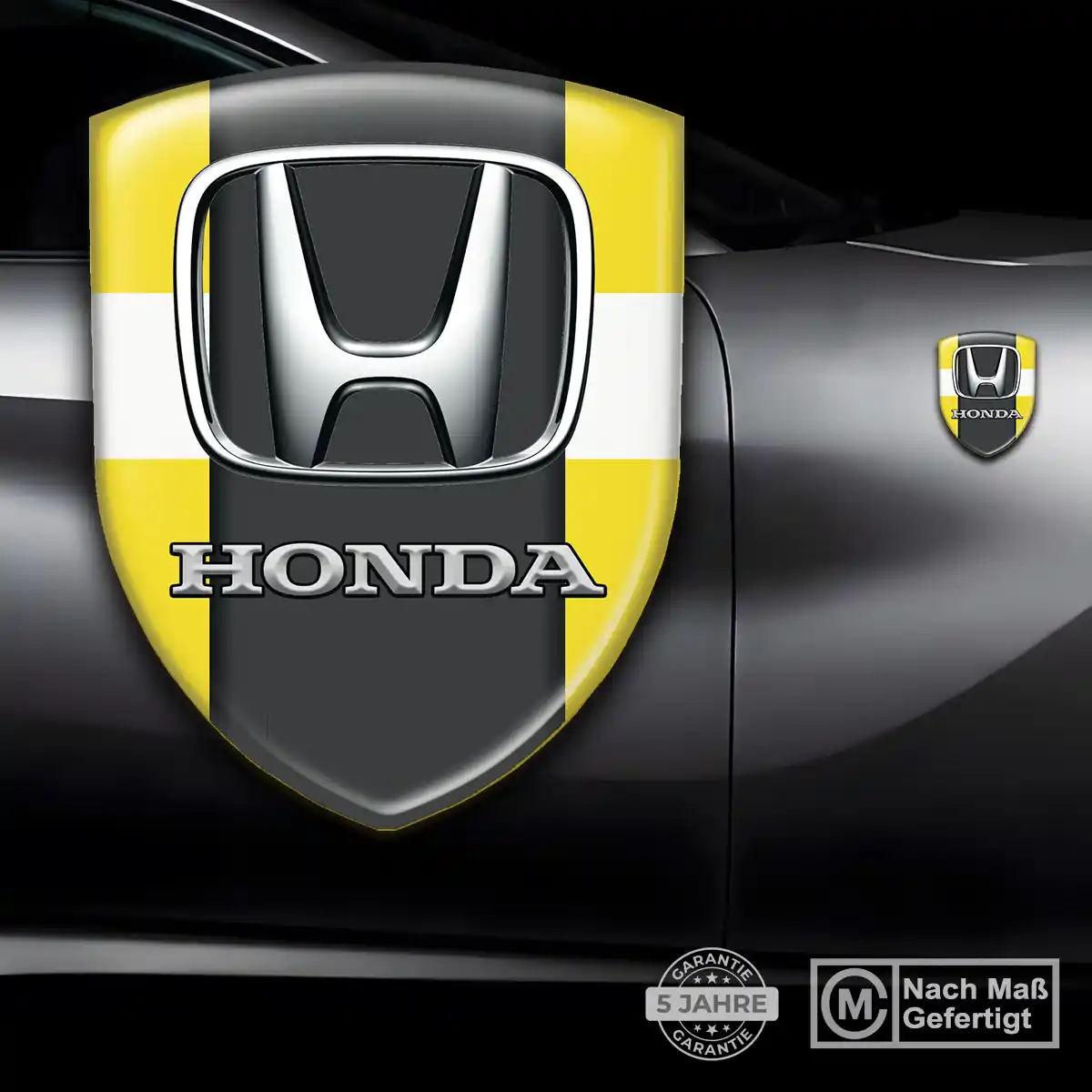 Honda 3D Gel Aufkleber Wappen Auto Stilvolles Design
