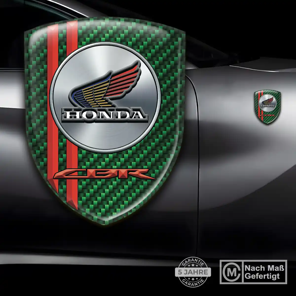Honda 3D Gel Aufkleber Wappen Exterieurdesign
