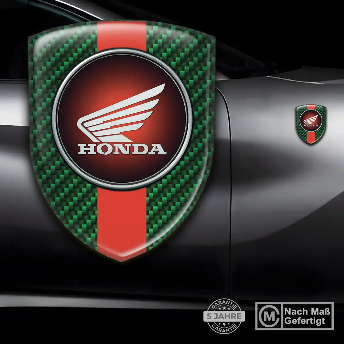 Honda 3D Gel Aufkleber Wappen Hochwertiges Harz