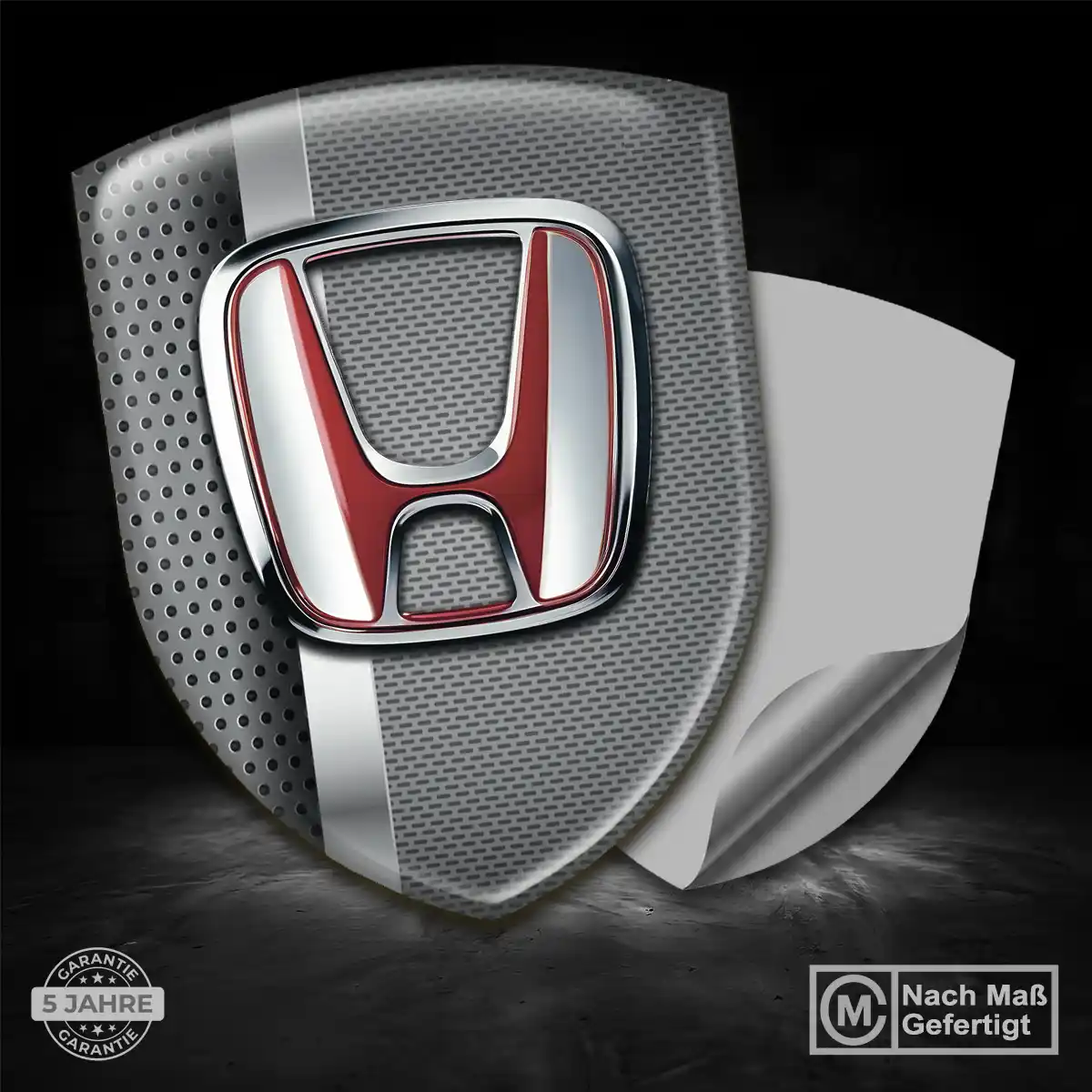 Honda 3D Gel Aufkleber Wappen Hohe Qualität