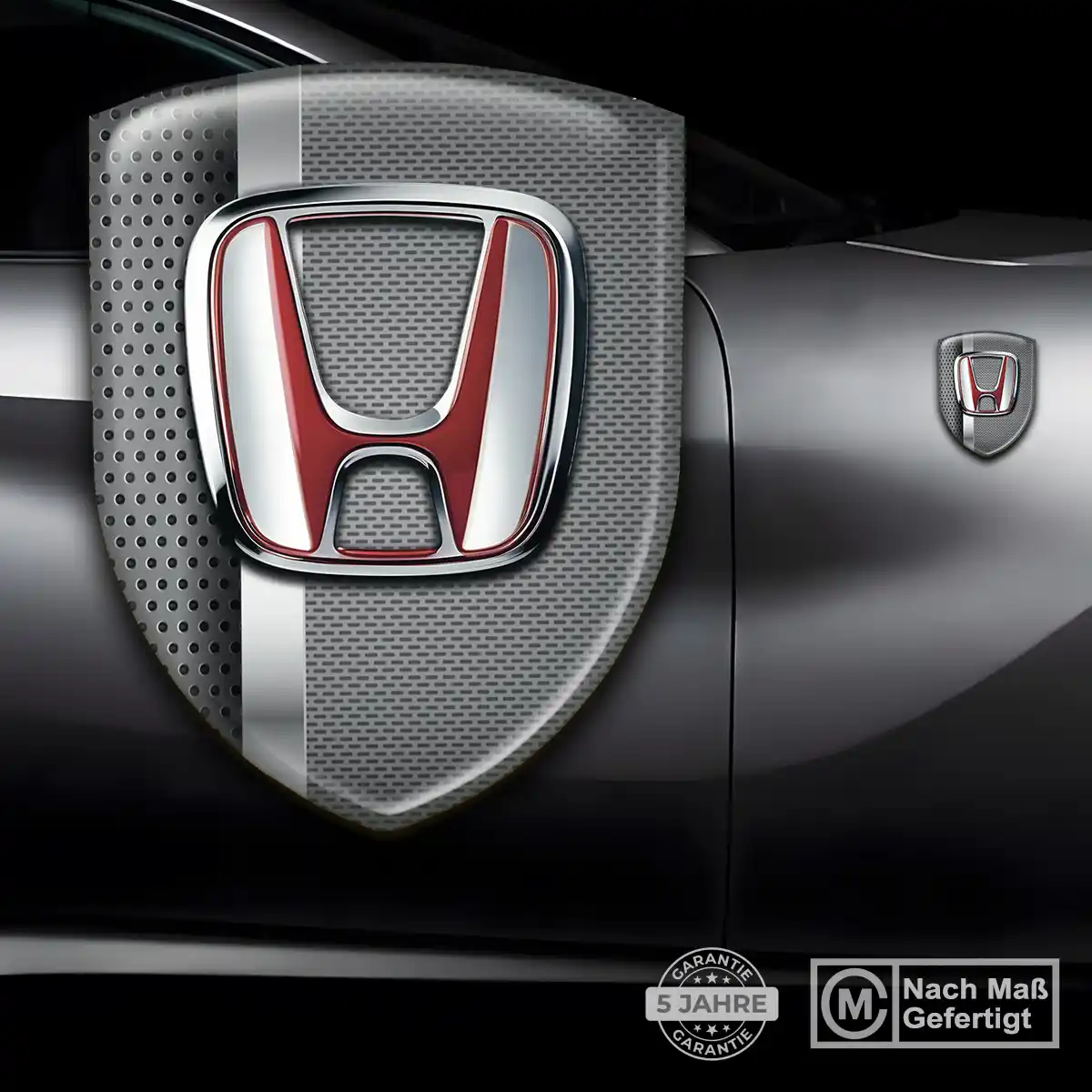 Honda 3D Gel Aufkleber Wappen Hohe Qualität