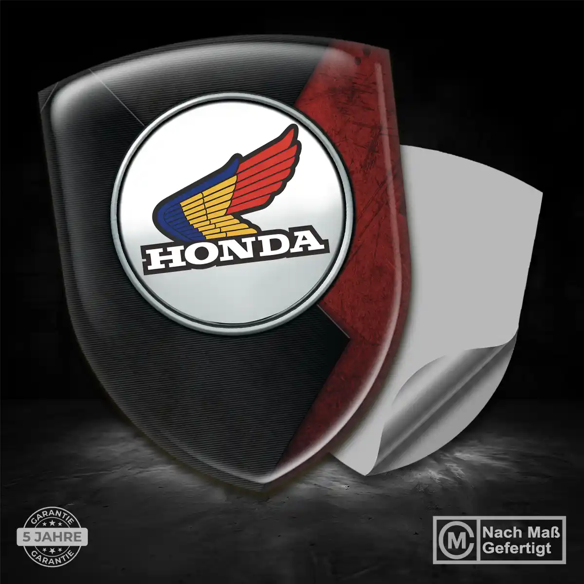 Honda 3D Gel Aufkleber Wappen Limitierte Auflage