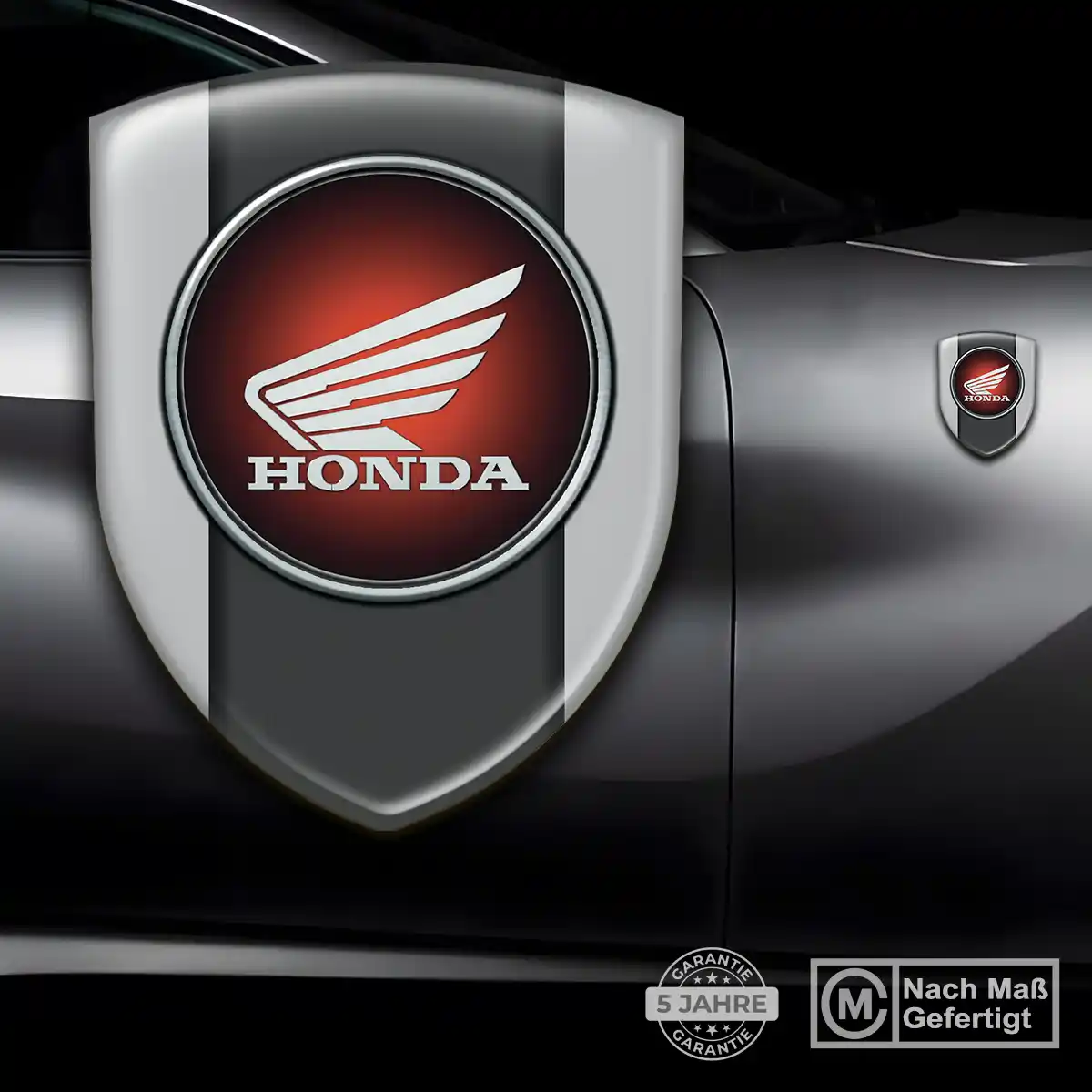 Honda 3D Gel Aufkleber Wappen Markenedition
