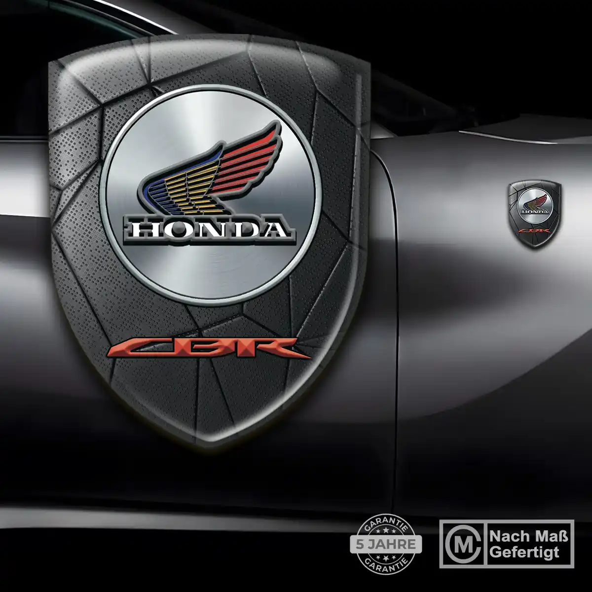 Honda 3D Gel Aufkleber Wappen Premium-Edition