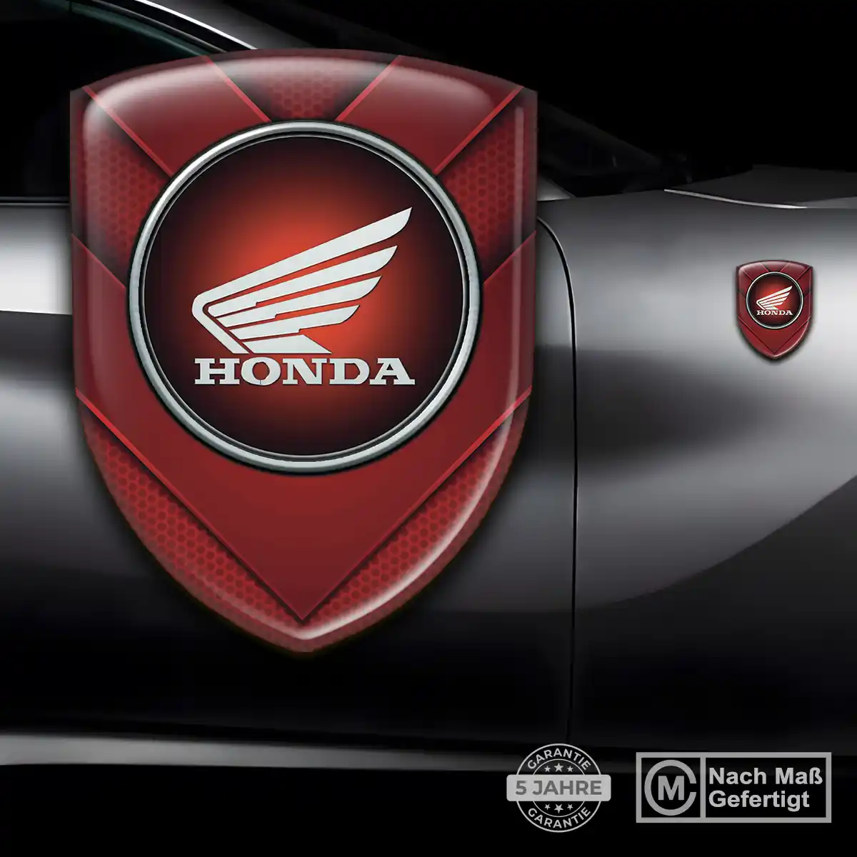 Honda Aufkleber 3D Gel Emblem Hochwertiges Harz