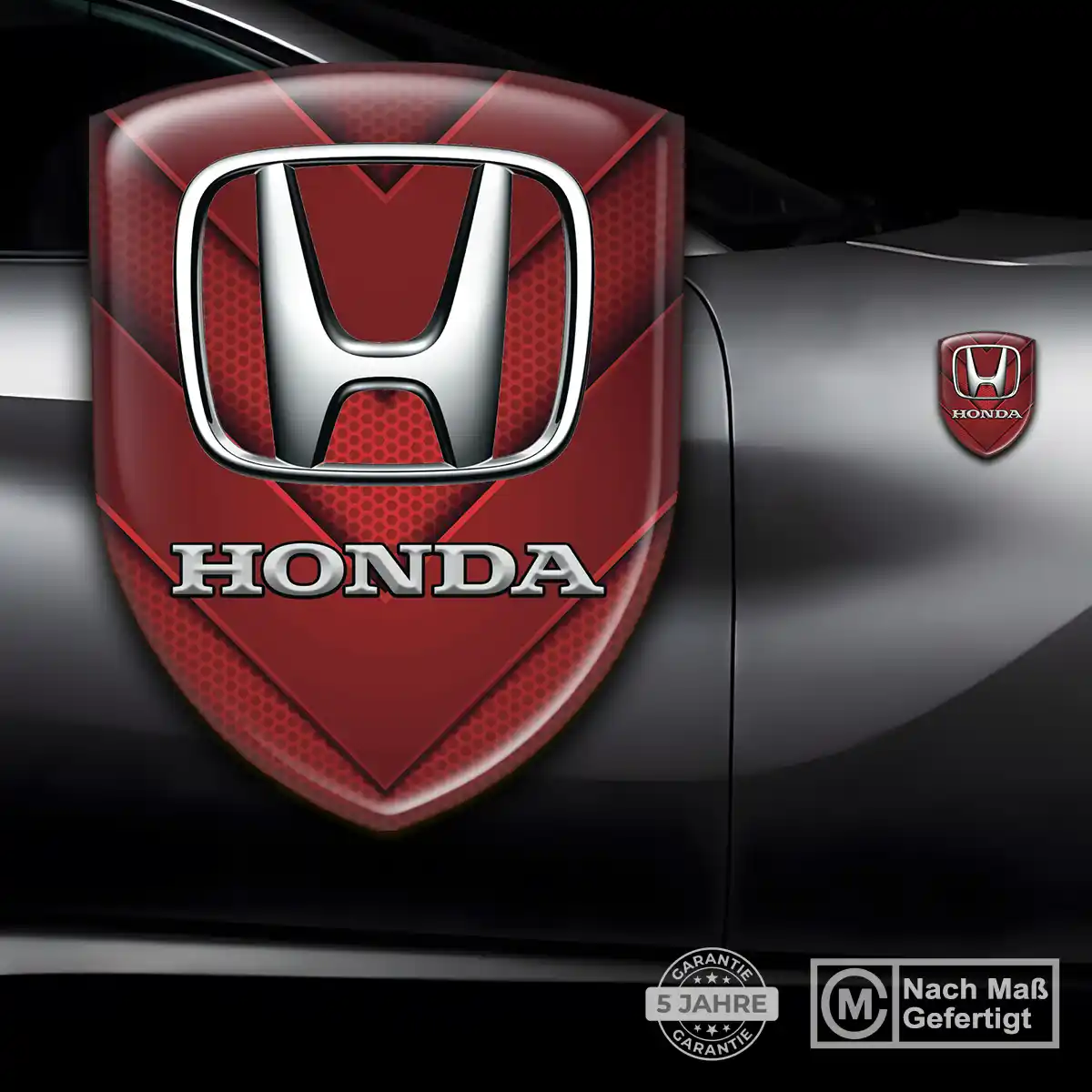 Honda Aufkleber 3D Gel Embleme Auto Elegantes Design