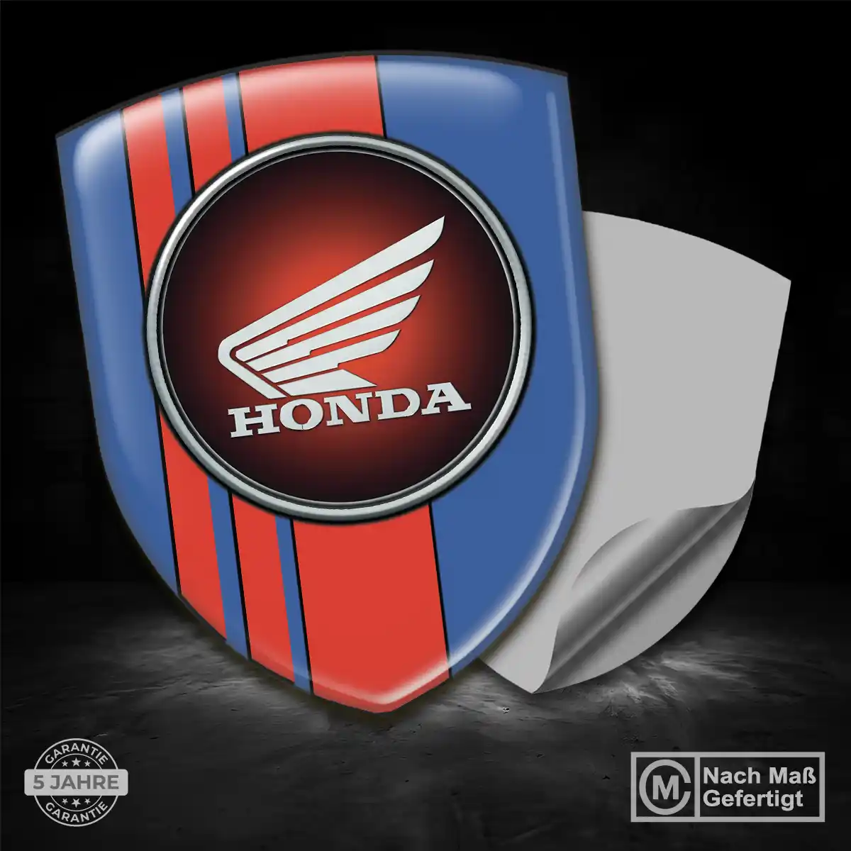 Honda Aufkleber 3D Gel Silikon Ausdrucksstarkes Design