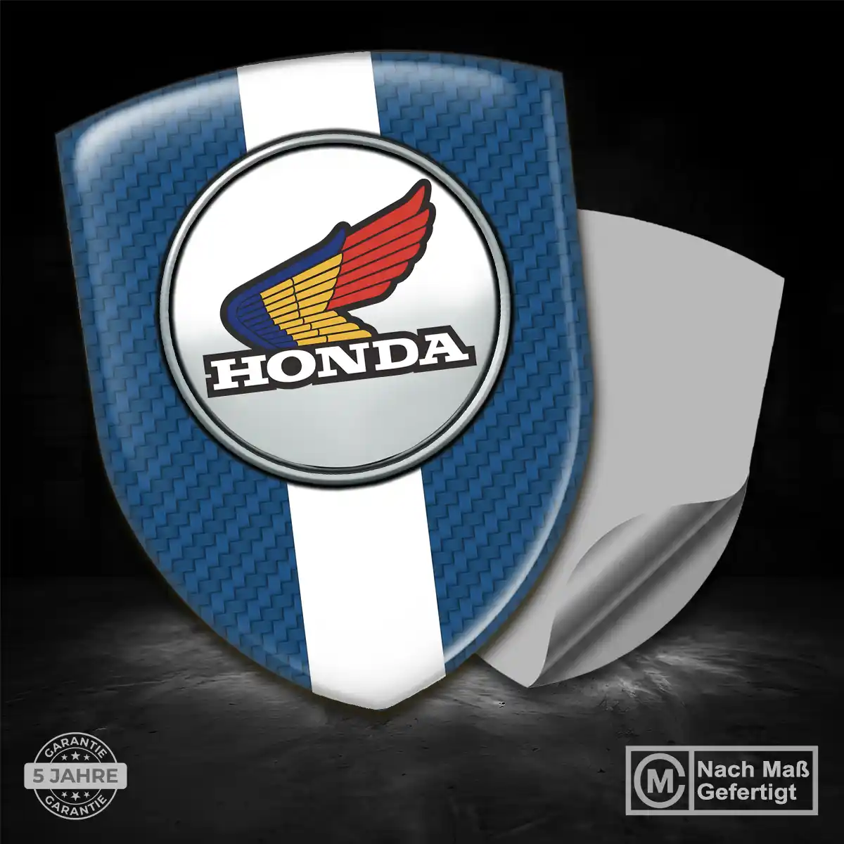 Honda Aufkleber 3D Gel Silikon Auto Elegantes Design