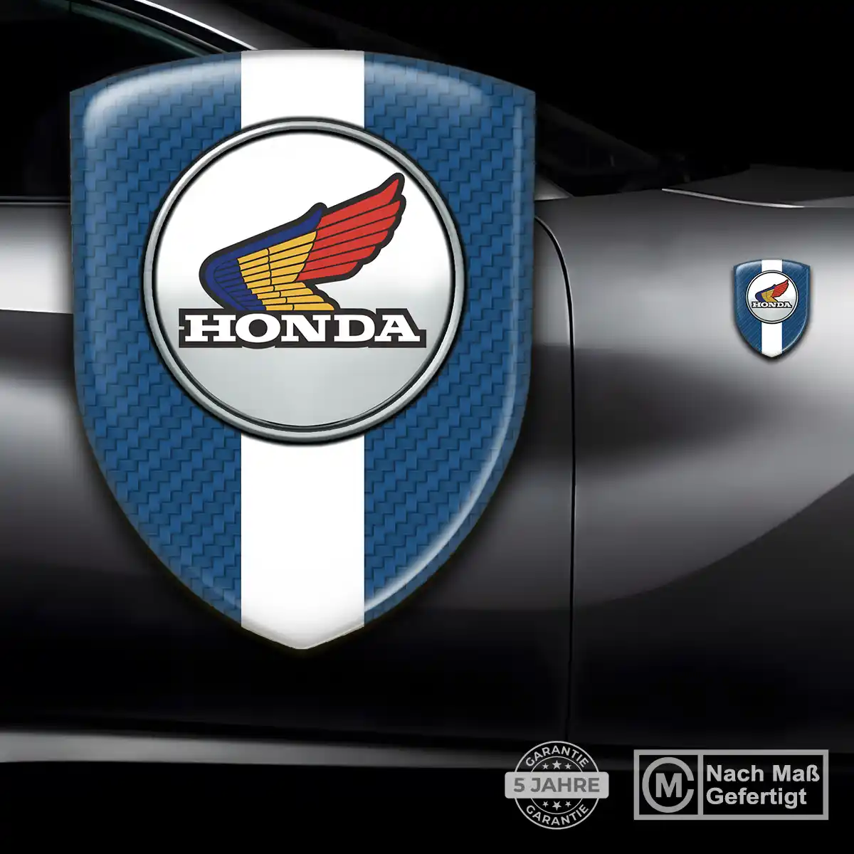 Honda Aufkleber 3D Gel Silikon Auto Elegantes Design
