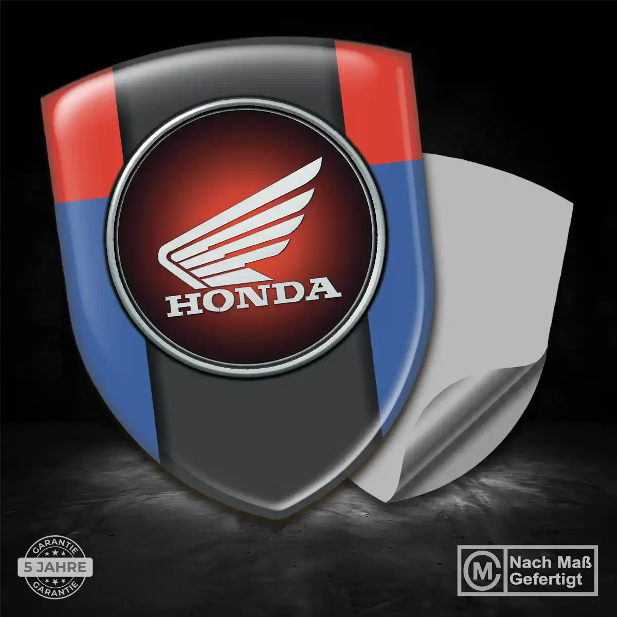 Honda Aufkleber 3D Gel Silikon Auto Exterieurdesign
