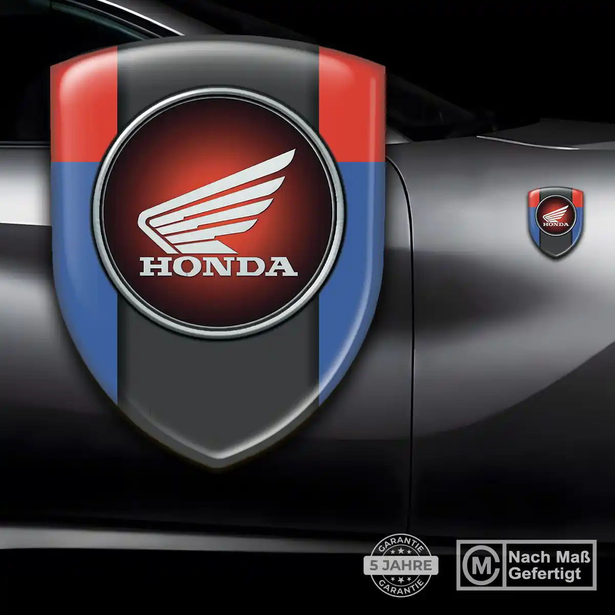 Honda Aufkleber 3D Gel Silikon Auto Exterieurdesign