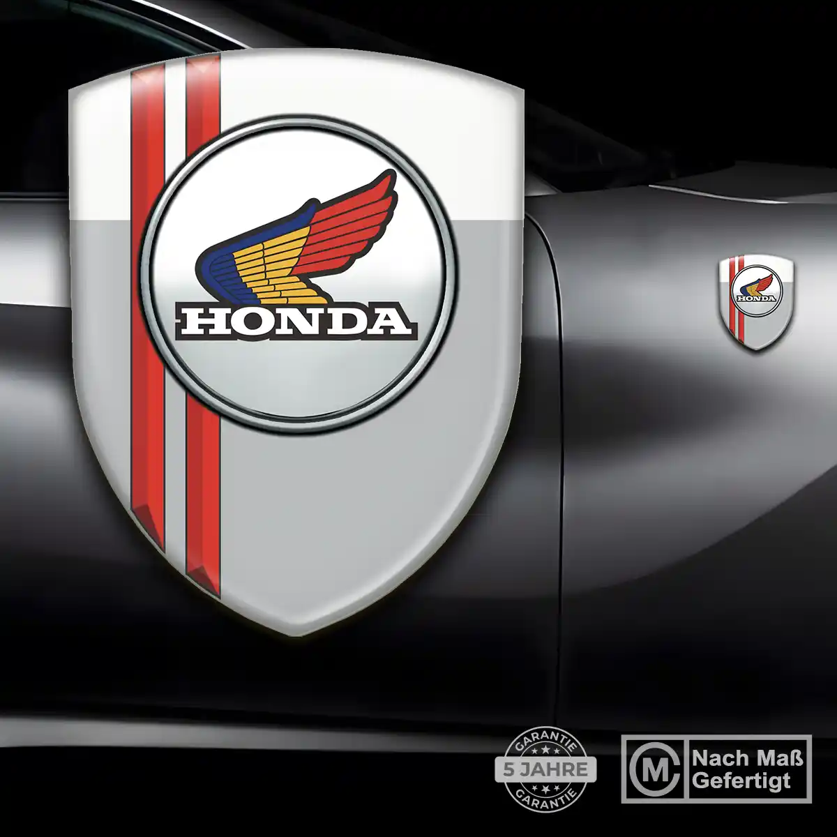 Honda Aufkleber 3D Gel Silikon Auto Markenedition