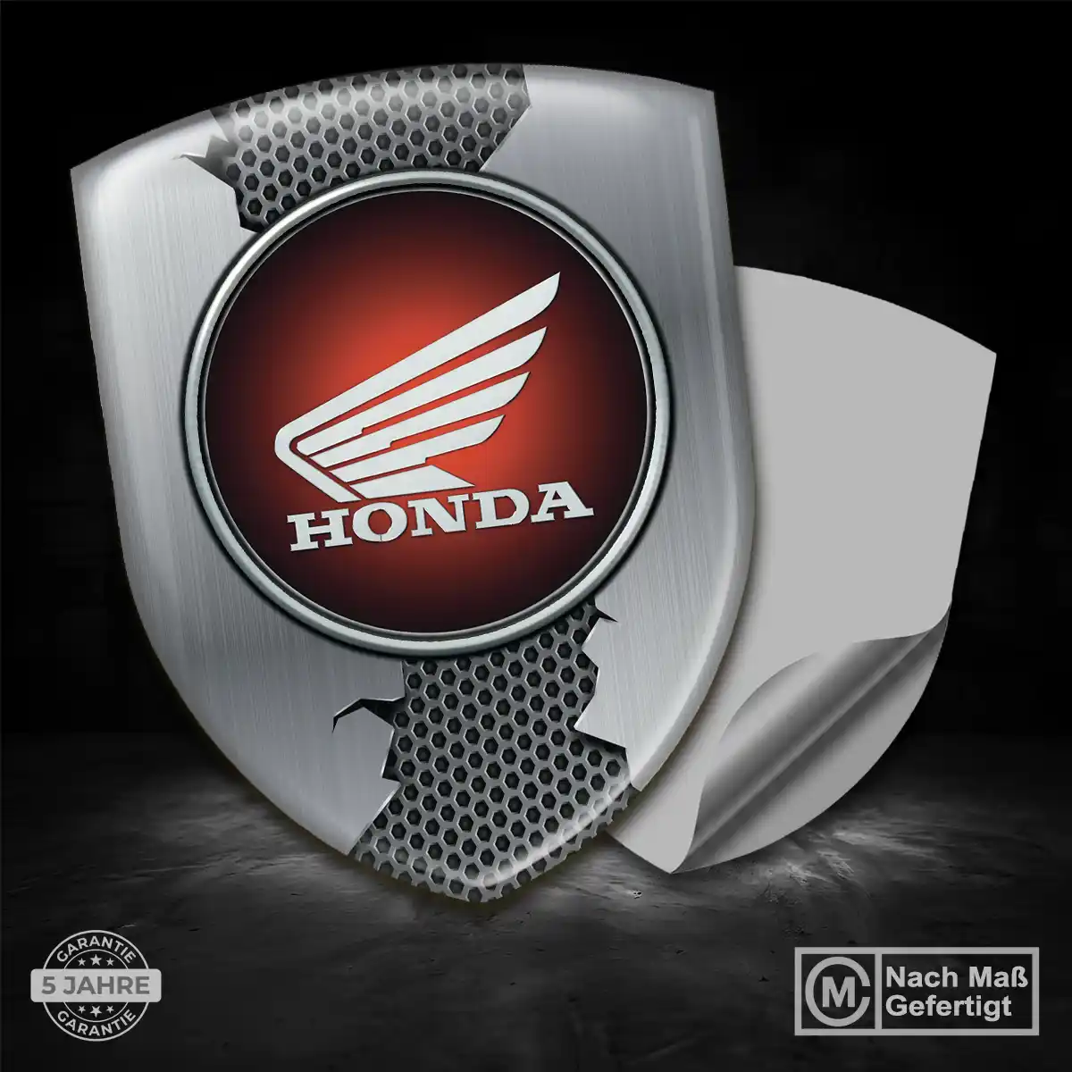 Honda Aufkleber 3D Gel Silikon Auto Premiumqualität