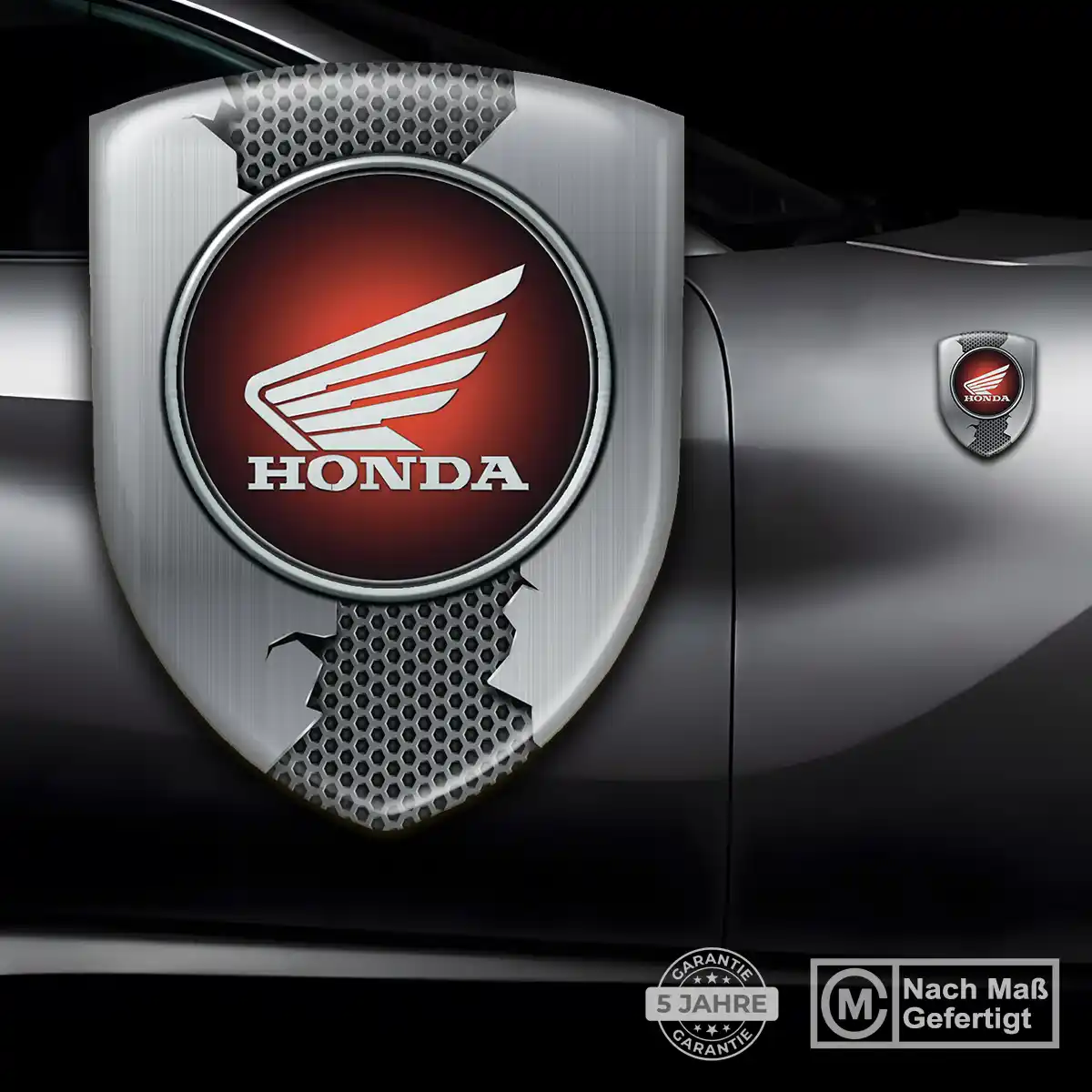 Honda Aufkleber 3D Gel Silikon Auto Premiumqualität