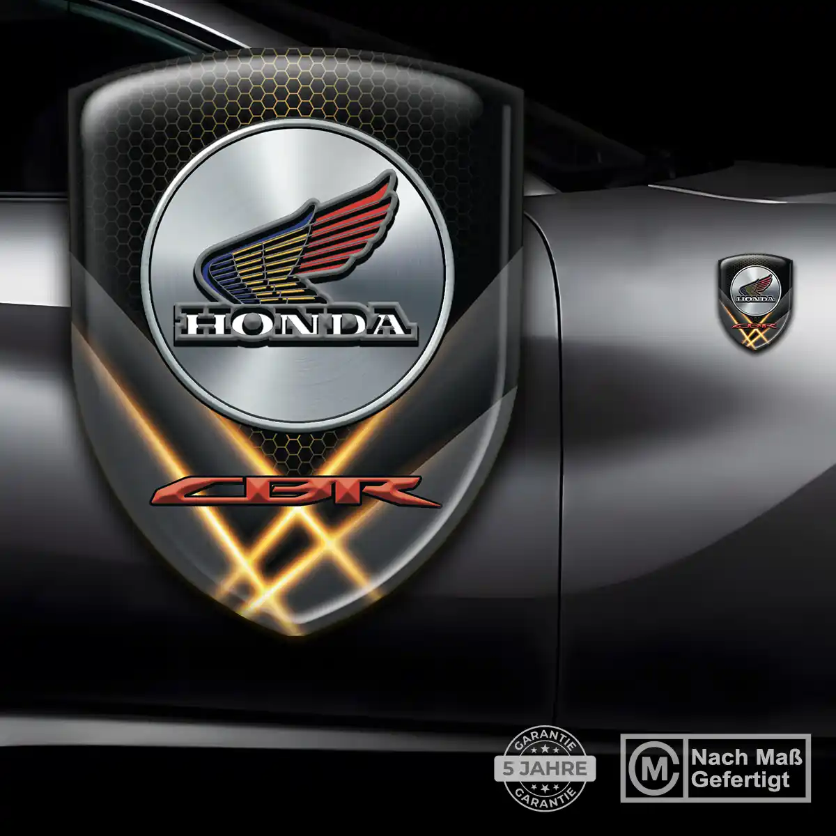 Honda Aufkleber 3D Gel Silikon Auto Stilvolles Design