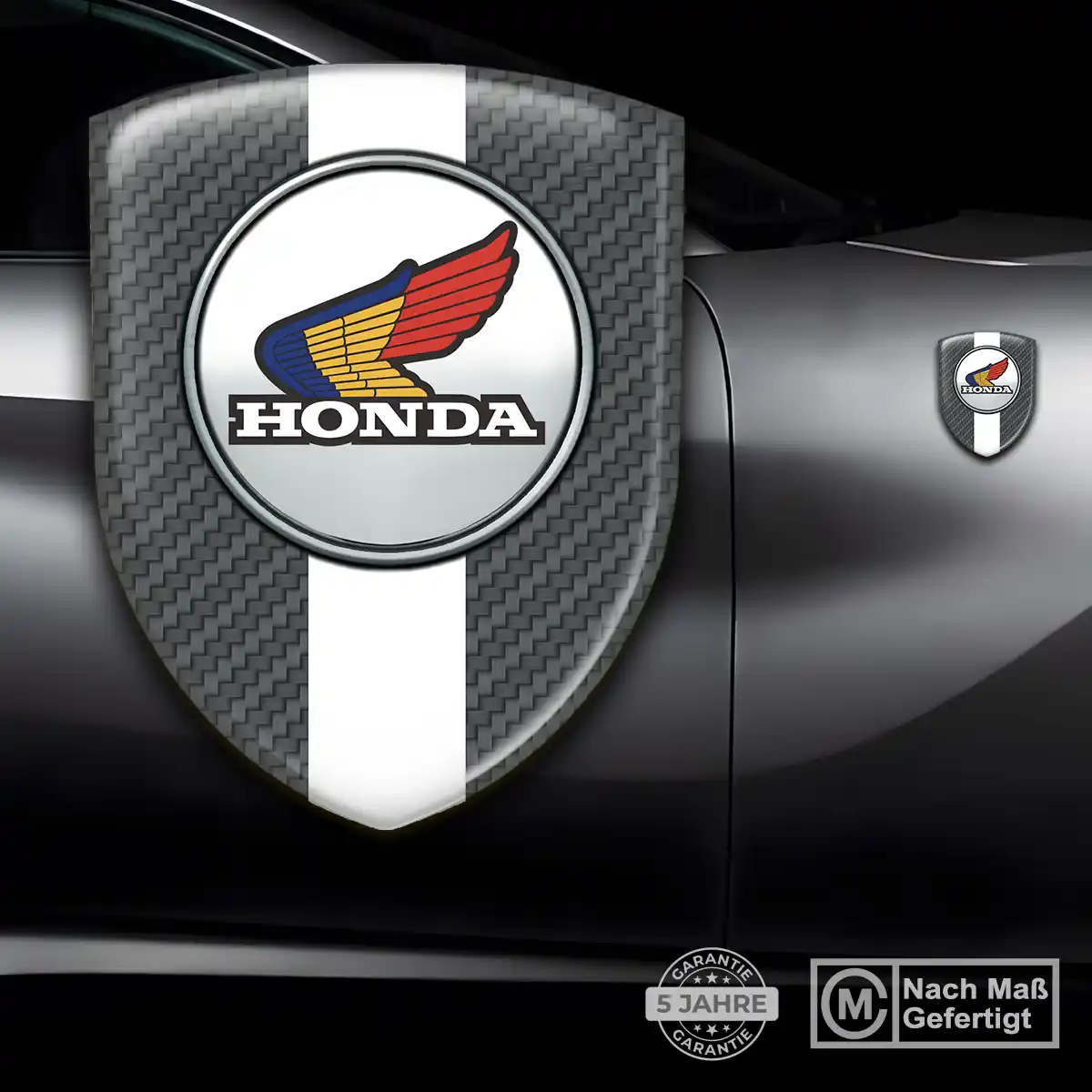 Honda Aufkleber 3D Gel Silikon Elegantes Design