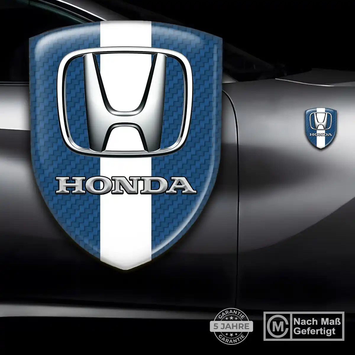 Honda Aufkleber 3D Gel Silikon Hochwertiges Harz