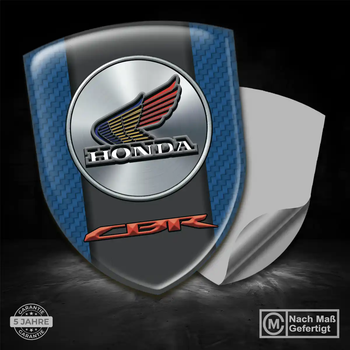 Honda Aufkleber 3D Gel Silikon Markenedition