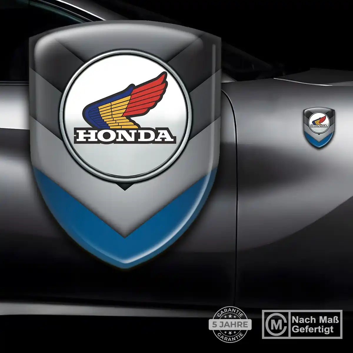 Honda Aufkleber 3D Gel Silikon Stilvolles Design