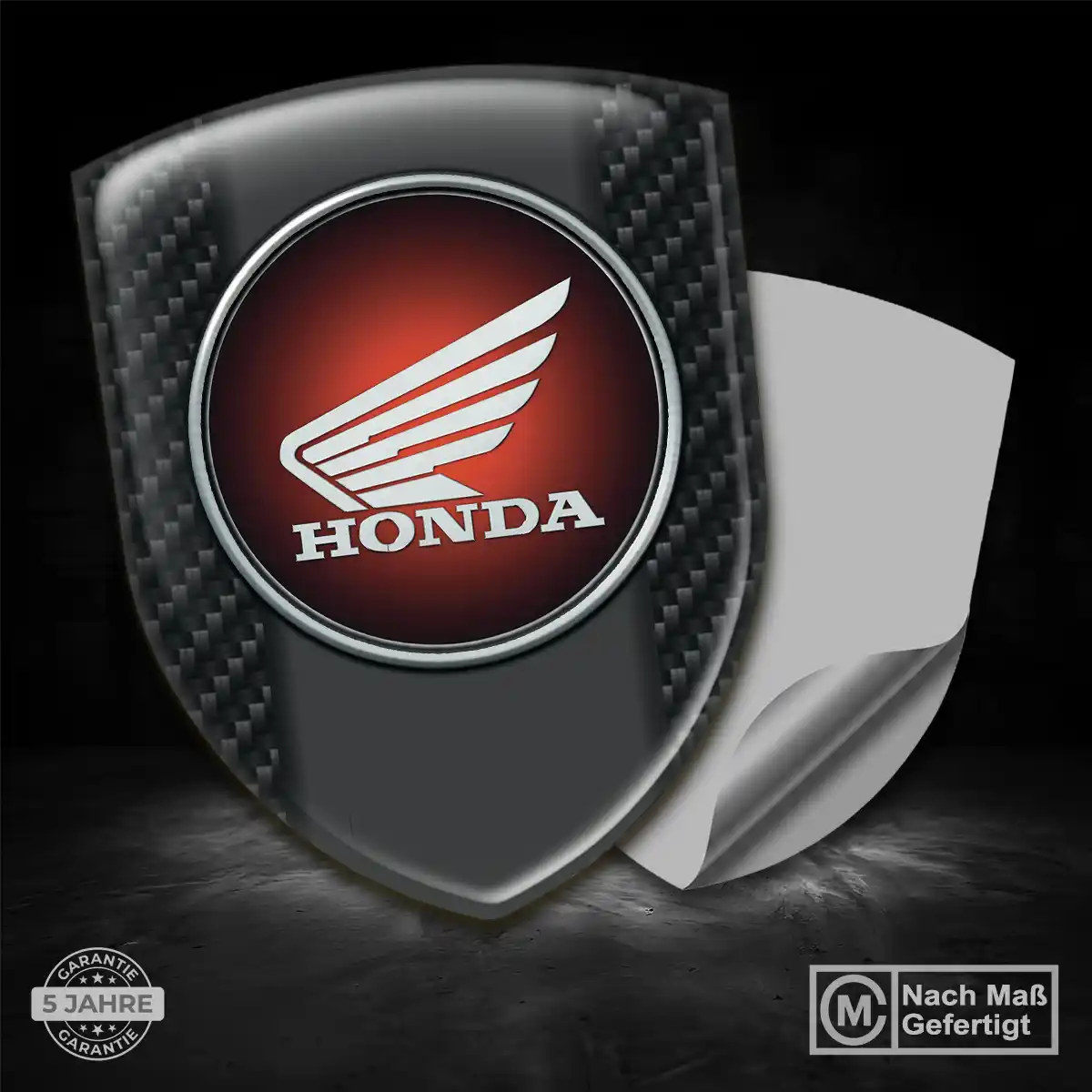 Honda Aufkleber 3D Gel Wappen Anspruchsvolles Design