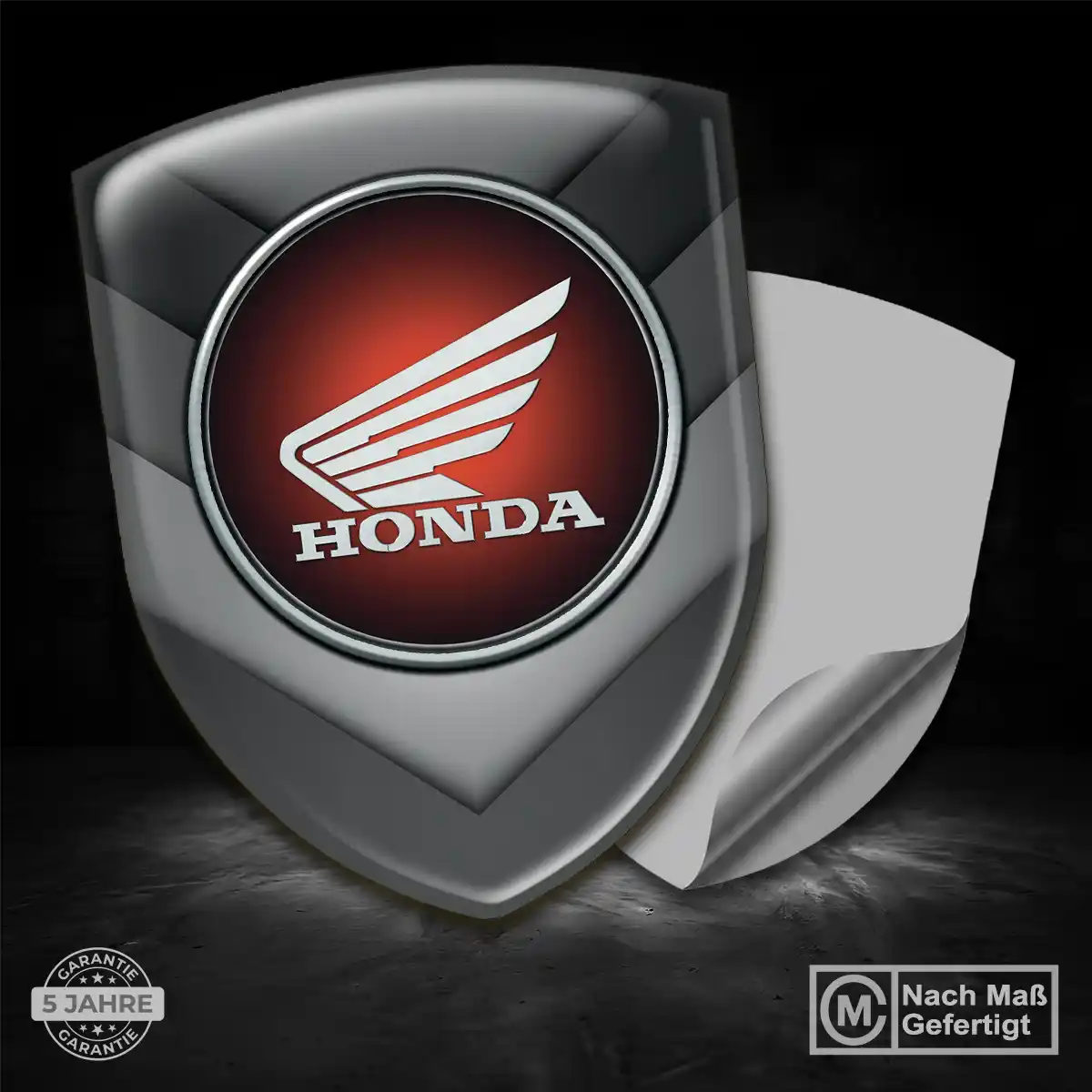 Honda Aufkleber 3D Gel Wappen Ausdrucksstarkes Design