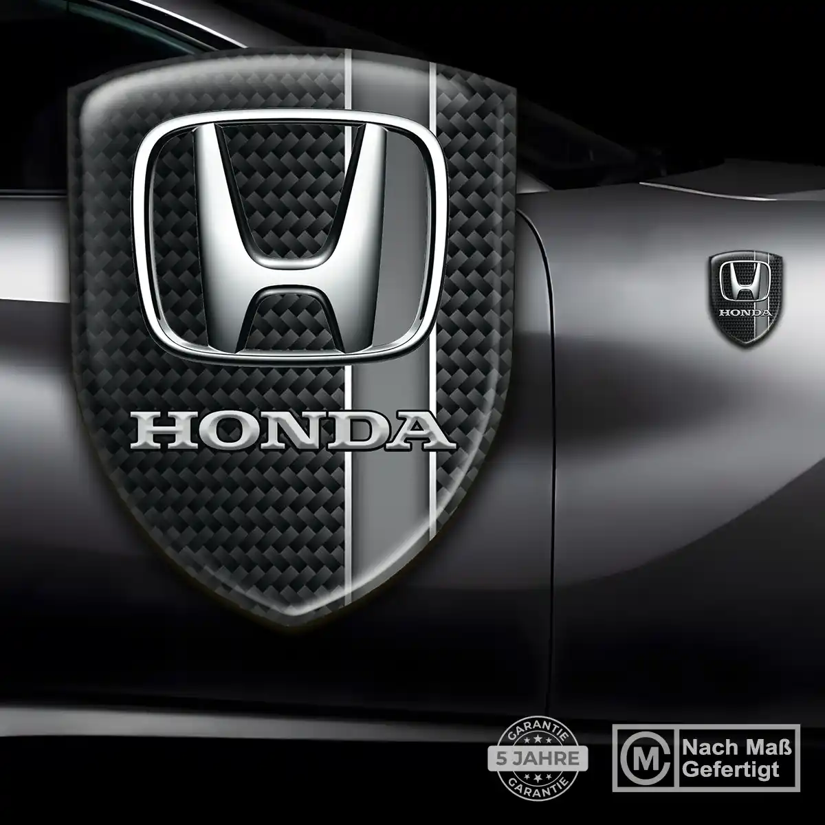 Honda Aufkleber 3D Gel Wappen Auto Edles Design