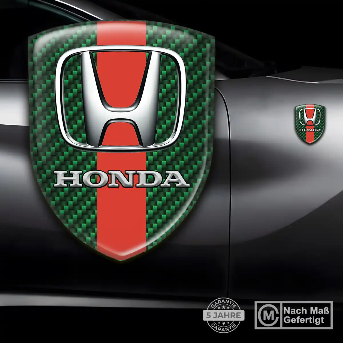 Honda Aufkleber 3D Gel Wappen Auto Elegantes Design