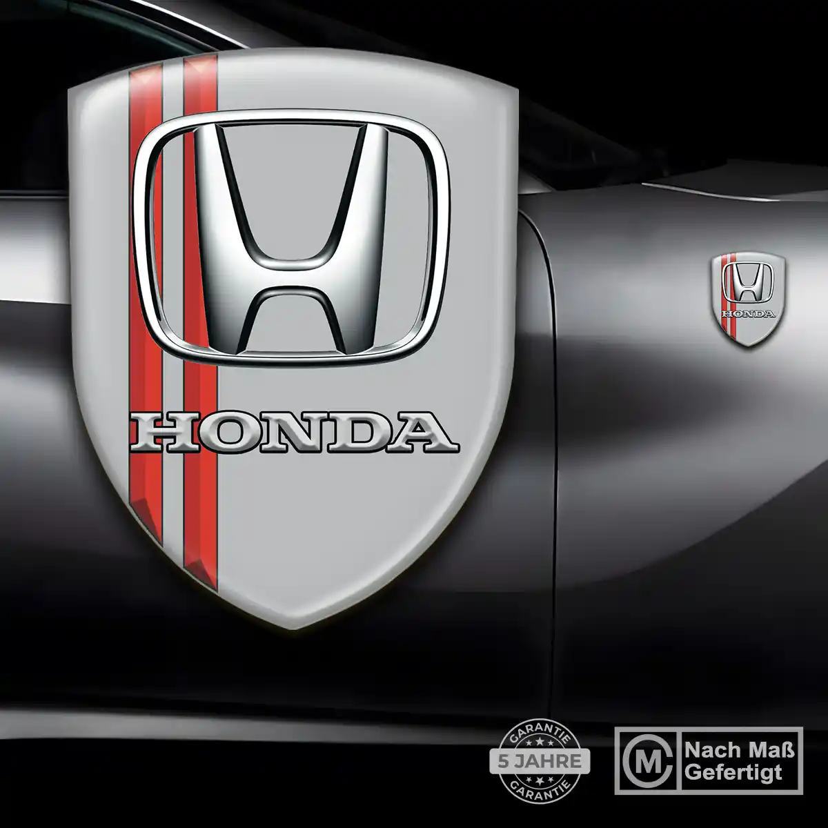 Honda Aufkleber 3D Gel Wappen Auto Hochwertiges Harz