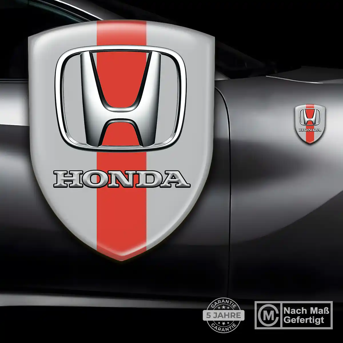 Honda Aufkleber 3D Gel Wappen Auto Limitierte Auflage