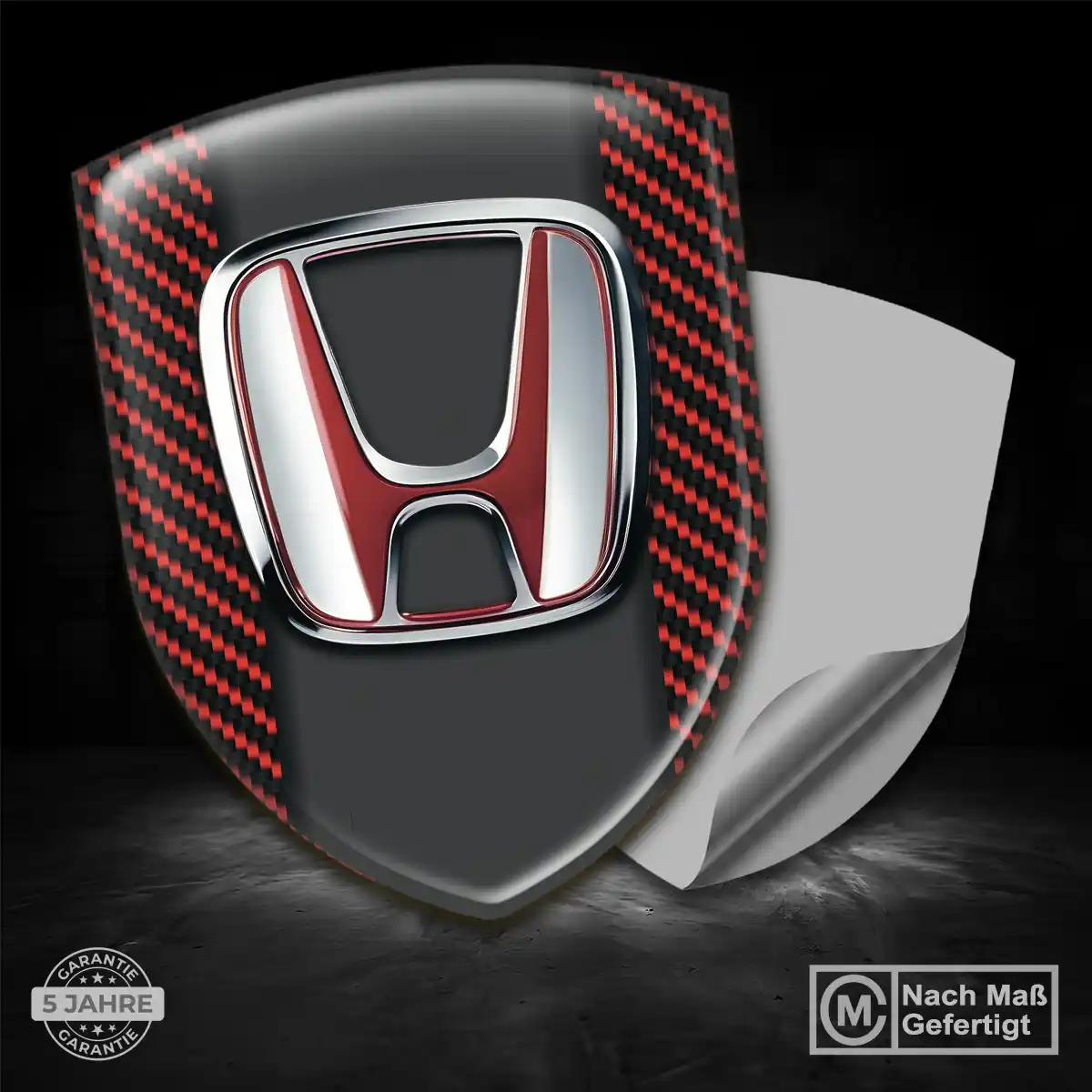 Honda Aufkleber 3D Gel Wappen Auto Premium-Edition