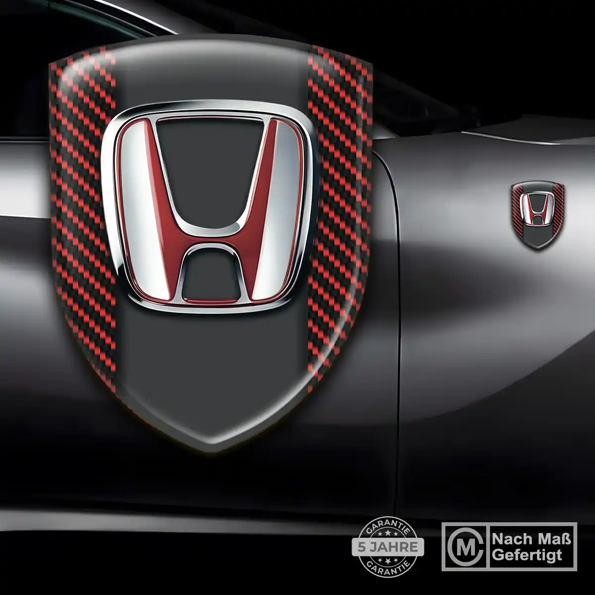 Honda Aufkleber 3D Gel Wappen Auto Premium-Edition