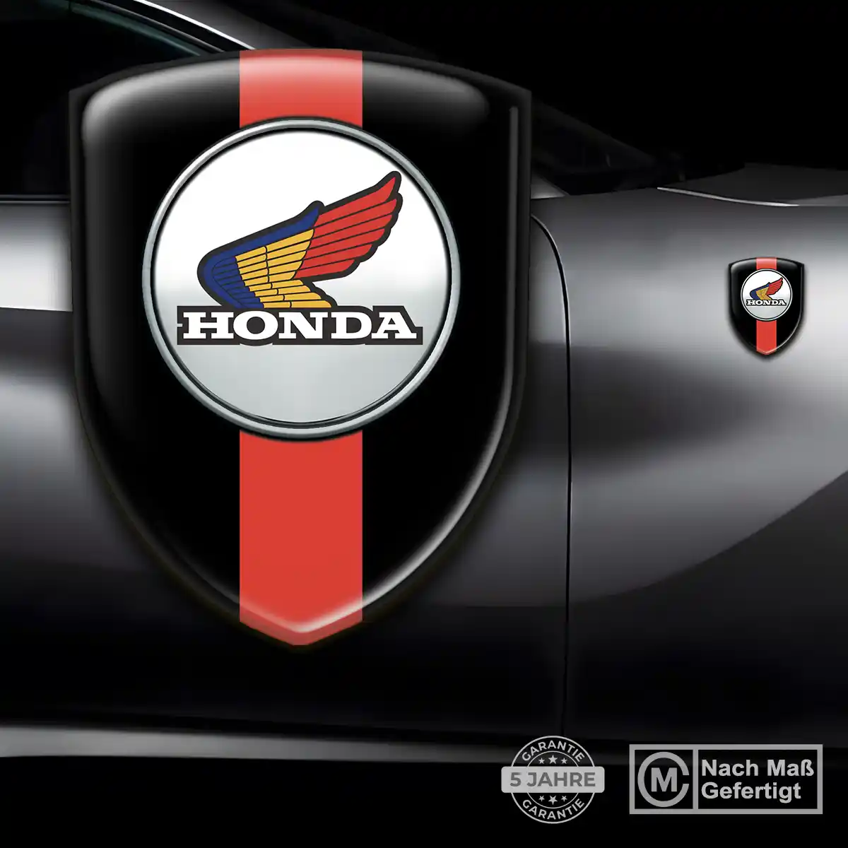 Honda Aufkleber 3D Gel Wappen Auto Premiumqualität