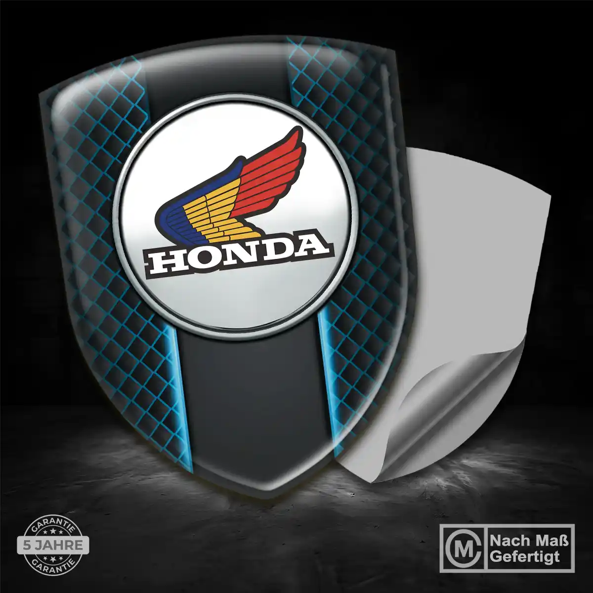 Honda Aufkleber 3D Gel Wappen Auto Stilvolles Design
