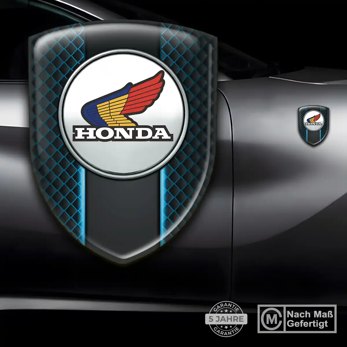 Honda Aufkleber 3D Gel Wappen Auto Stilvolles Design