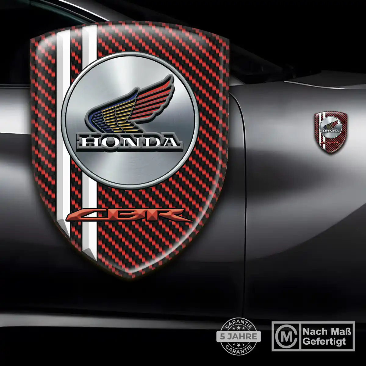 Honda Aufkleber 3D Gel Wappen Edles Design