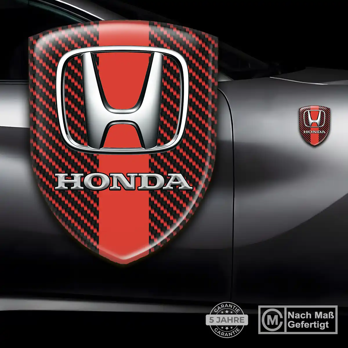 Honda Aufkleber 3D Gel Wappen Elegantes Design