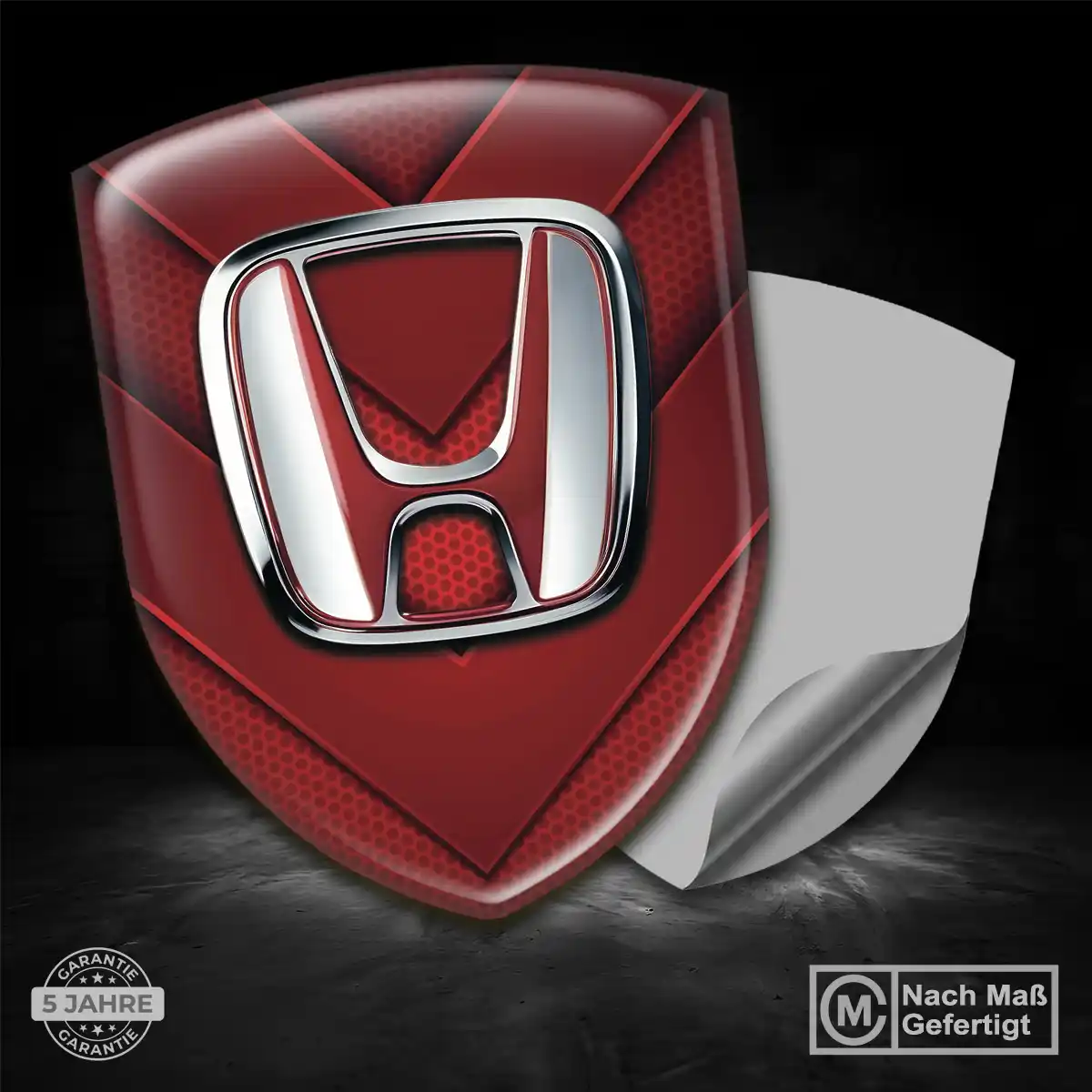 Honda Aufkleber 3D Gel Wappen Limitierte Auflage